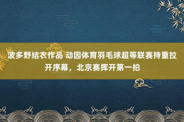 波多野结衣作品 动因体育羽毛球超等联赛持重拉开序幕，北京赛挥开第一拍