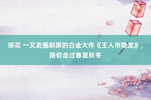 探花 一又友圈刷屏的白金大作《王人市隐龙》，陪你走过春夏秋冬