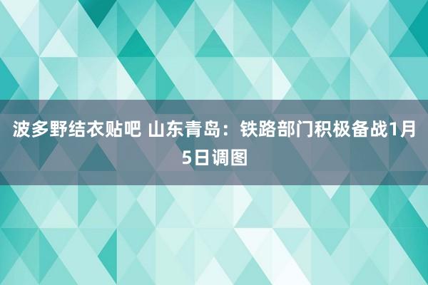 波多野结衣贴吧 山东青岛:铁路部门积极备战1月5日调图