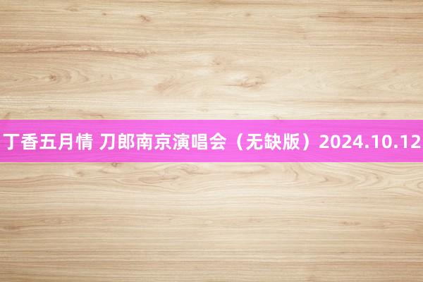 丁香五月情 刀郎南京演唱会（无缺版）2024.10.12